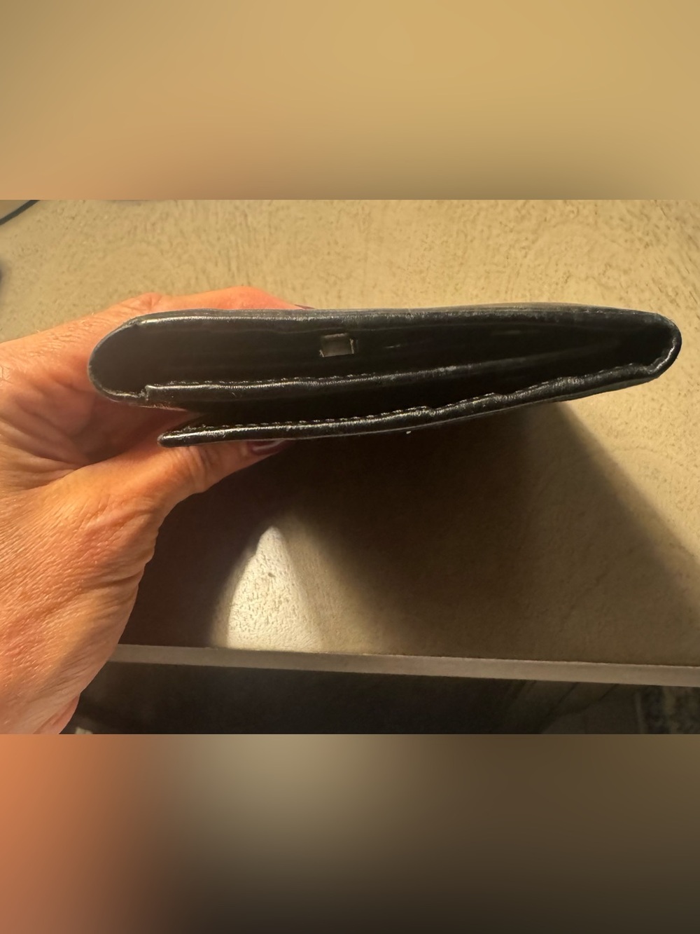 Prada Milano Black Leather Trifold Wallet Made in Italy - Picture 11 of 16